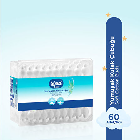 Wee Baby 60'lı Emniyetli Kulak Çubuğu