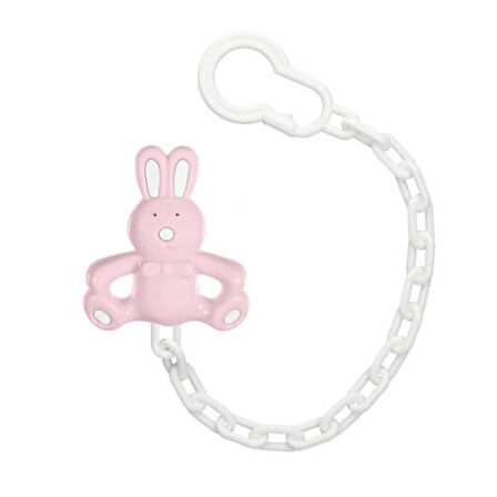WEE BABY HAYVAN FİGÜRLÜ EMZİK ASKISI ANİMAL 903 PEMBE