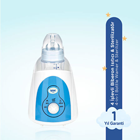 Wee Baby 4 İşlevli Biberon Isıtıcı & Sterilizatör