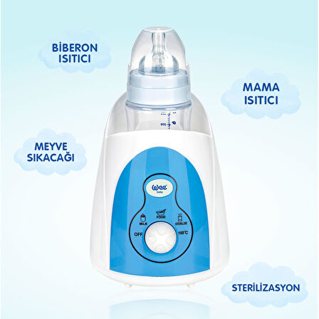 Wee Baby 4 İşlevli Biberon Isıtıcı & Sterilizatör