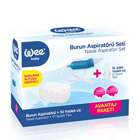 Wee Baby Burun Temizleyici Aspiratör Seti (10 Adet Yedek Uç)