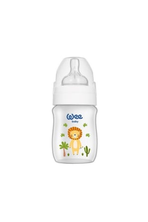 Wee 959 Safari PVC Biberon Geniş Ağızlı 0-6 Ay 150 ml