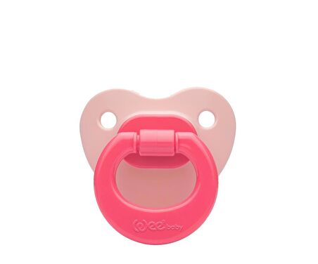 Wee Baby 18+Ay Silikon Damaklı Emzik No:3 - Pembe