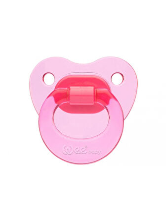 Wee Baby 111 Yalancı Emzik Akide Silikon Damaklı No: 1 - Pembe