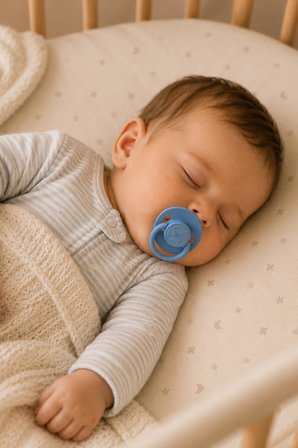 Wee Baby 2'li Cool Yuvarlak Uçlu Silikon Emzik 0-6 Ay Erkek
