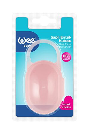 Wee Baby 739 Saplı Emzik Saklama Kutusu Pembe 