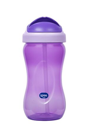 Wee Baby Renkli Pipetli Bardak 340 ml - MOR