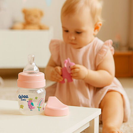 Wee Baby Mini PP Alıştırma Bardağı Seti 30 ml - PEMBE