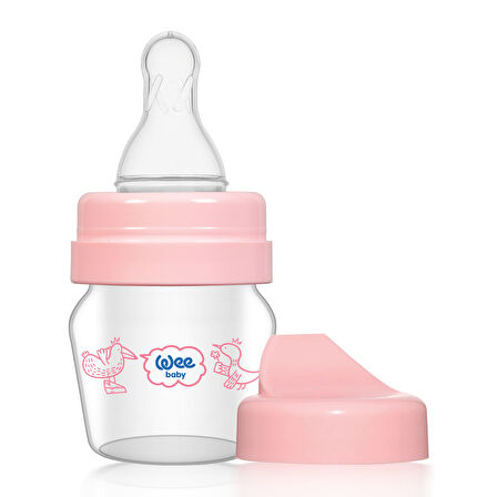 Wee Baby Mini Cam Alıştırma Bardağı Seti 30 ml - Pembe