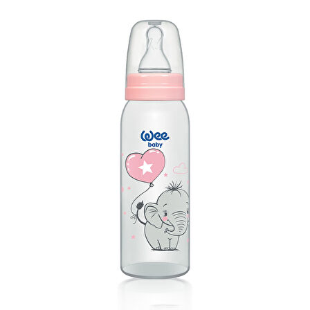 Wee Baby Klasik PP Biberon 250 ml - PEMBE