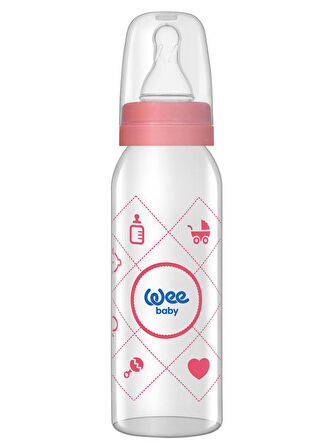 Wee Baby Cam Biberon 250 ml - PEMBE