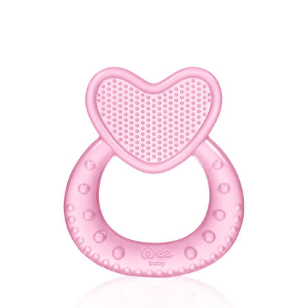 Wee Baby Kalpli Silikon Diş Kaşıyıcı - PEMBE