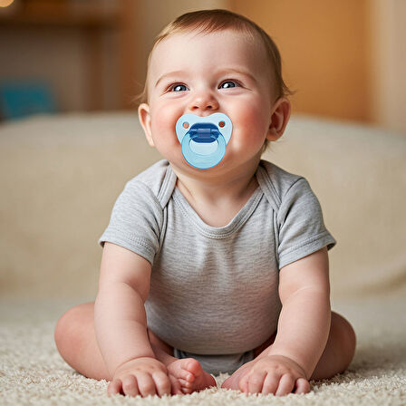 Wee Baby Akide Damaklı Emzik No:1 - MAVİ