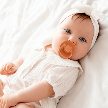 Wee Baby Cool Yuvarlak Uçlu Emzik No:2 - KİREMİT