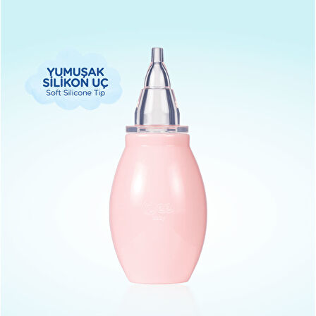 Wee Baby Silikon Burun Aspiratörü - PEMBE