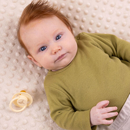 Wee Baby Pure Yuvarlak Uçlu Kauçuk Emzik No:2 - KREM