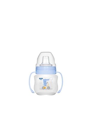 Wee Baby 753 Akıtmaz Kulplu Pp Antikolik Bardak 125 Ml  Mavi
