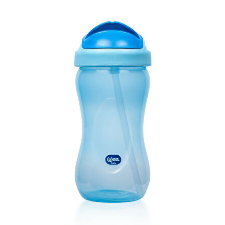 Wee Baby Pipetli Bardak 350 ml - MAVİ