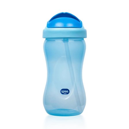 Wee Baby Pipetli Bardak 350 ml Mavi 6+ Ay