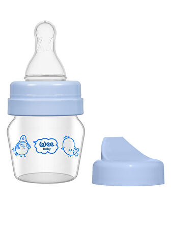 Wee Baby Mini Cam Alıştırma Bardağı Seti 30 ml - MAVİ