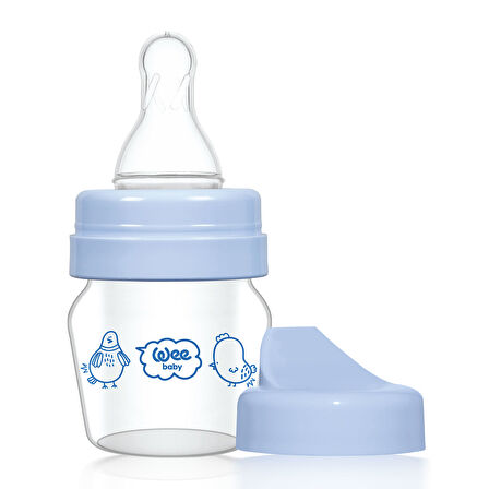 Wee Baby Mini Cam Alıştırma Bardağı Seti 30 ml Mavi