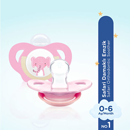 Wee Baby Safari Emzik No:1 - PEMBE