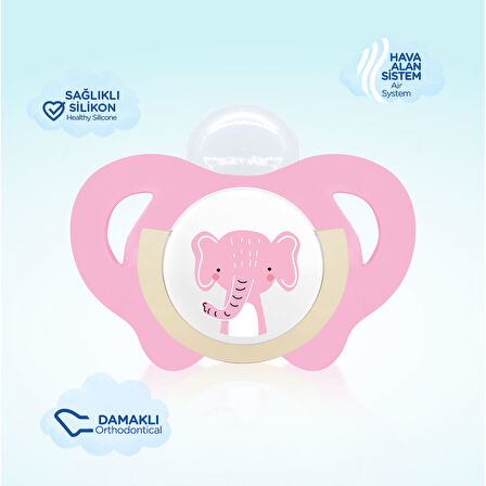 Wee Baby Safari Emzik No:1 - PEMBE