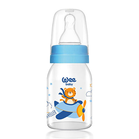 Wee Baby Klasik Cam Biberon 125 ml Mavi