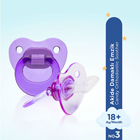 Wee Baby Akide Damaklı Emzik No:3 -  MOR