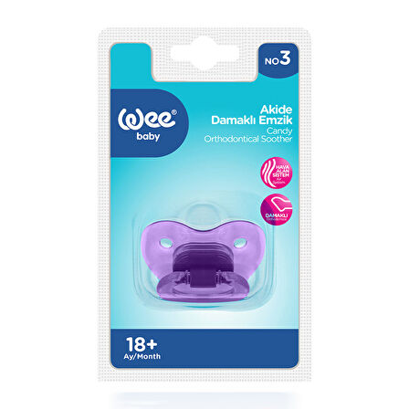 Wee Baby Akide Damaklı Emzik No:3 -  MOR