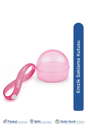 Emzik Saklama Kutusu Pembe