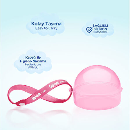 Wee Baby Emzik Saklama Kutusu - PEMBE