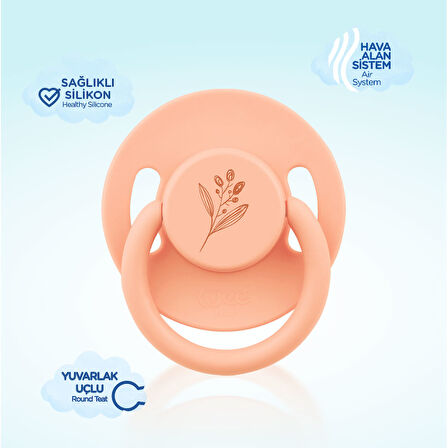 Wee Baby Pure Yuvarlak Uçlu Kauçuk Emzik No:2 - SOMON