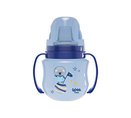 Wee Baby Galaxy Akıtmaz Alıştırma Bardağı 125 ml Mavi