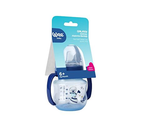 Wee Baby Galaxy Akıtmaz Alıştırma Bardağı 125 ml Mavi