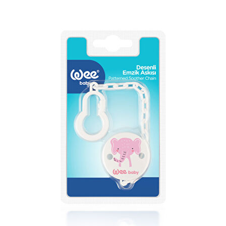 Desenli Emzik Askısı Pembe