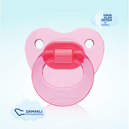 Wee Baby Akide Damaklı Emzik No:2 - PEMBE