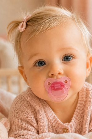 Wee Baby Akide Damaklı Silikon Emzik 18+ Ay Pembe