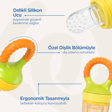 Meyve Süzgeci Turuncu    (Diş Kaşıyıcılı eklenebilir)