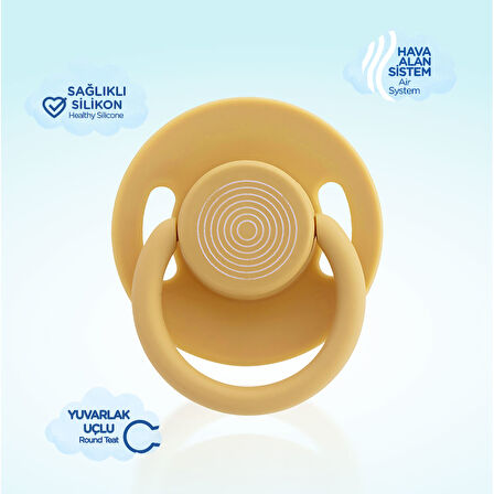 Wee Baby Cool Yuvarlak Uçlu Emzik No:1 - HARDAL