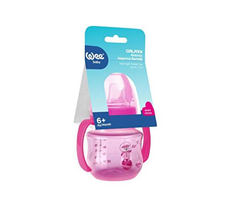 Wee Baby Galaxy Akıtmaz Alıştırma Bardağı 125 ml Pembe