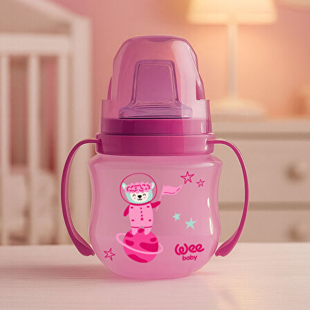 Wee Baby Galaxy Bardak 125 ml - PEMBE