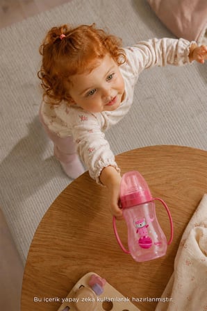 Wee Baby Galaxy Akıtmaz Alıştırma Bardak 250 ml Pembe 6+ Ay