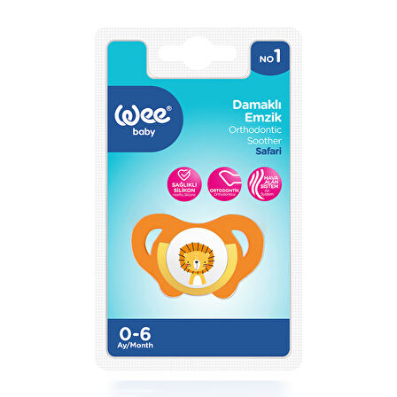 Wee Baby Safari Emzik No:1 - TURUNCU ASLAN