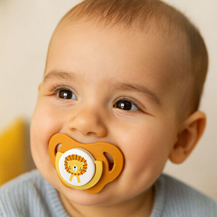Wee Baby Safari Emzik No:3 - TURUNCU ASLAN