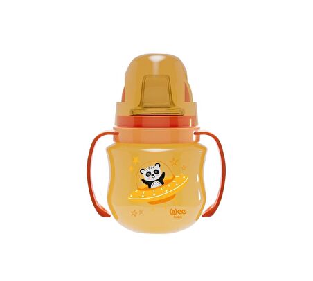 Wee Baby Galaxy Akıtmaz Alıştırma Bardağı 125 ml Turuncu