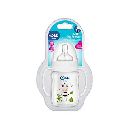 WB Safari Klp Bib150ml Gr Zebr