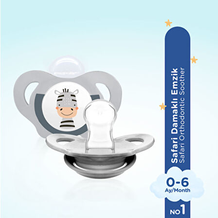 Wee Baby Safari Emzik No:1 - GRİ