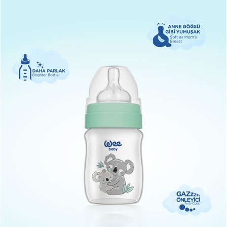 Wee Baby Safari PP Biberon 150 ml Koala 0-6 Ay