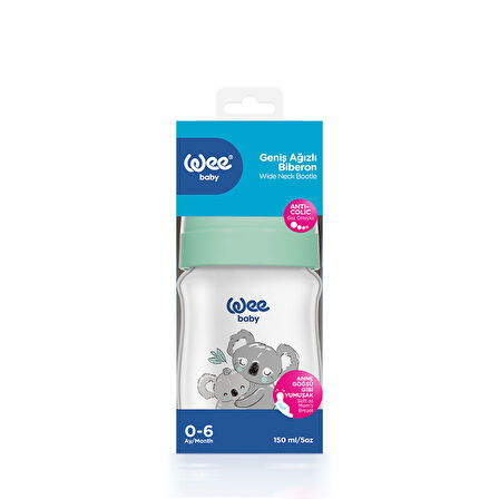 Wee Baby Safari PP Biberon 150 ml - KOALA